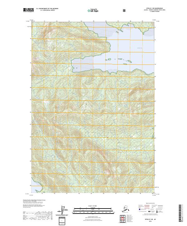 Sitka B-1 NE topographic map thumbnail