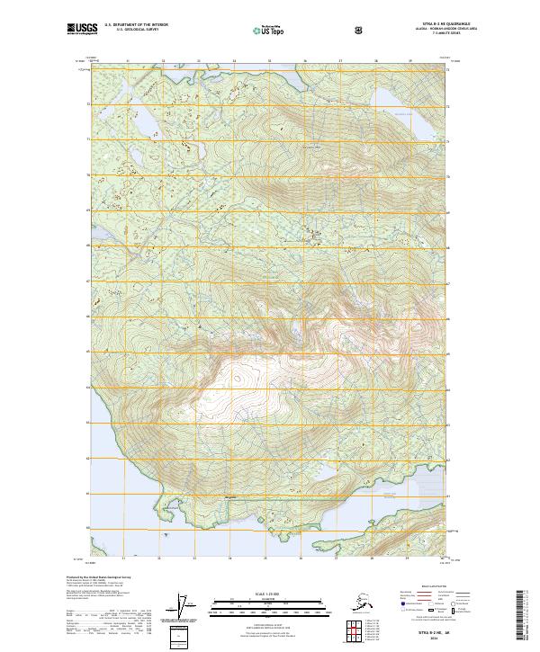 Sitka B-2 NE 2024 topographic map thumbnail