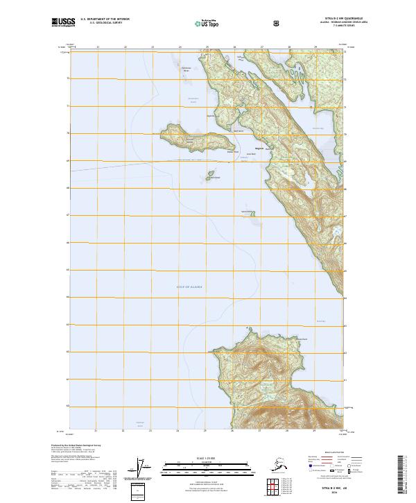 Sitka B-2 NW topographic map thumbnail