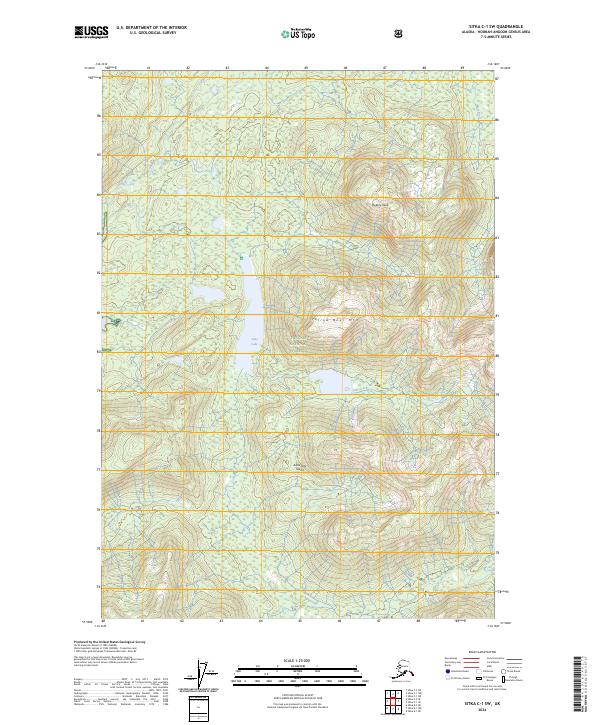 Sitka C-1 SW topographic map thumbnail