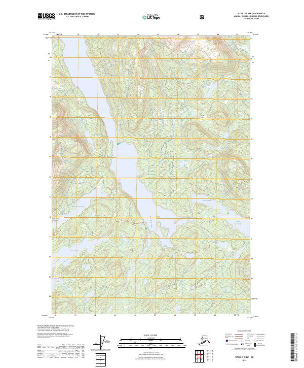 Sitka C-1 NW topographic map thumbnail