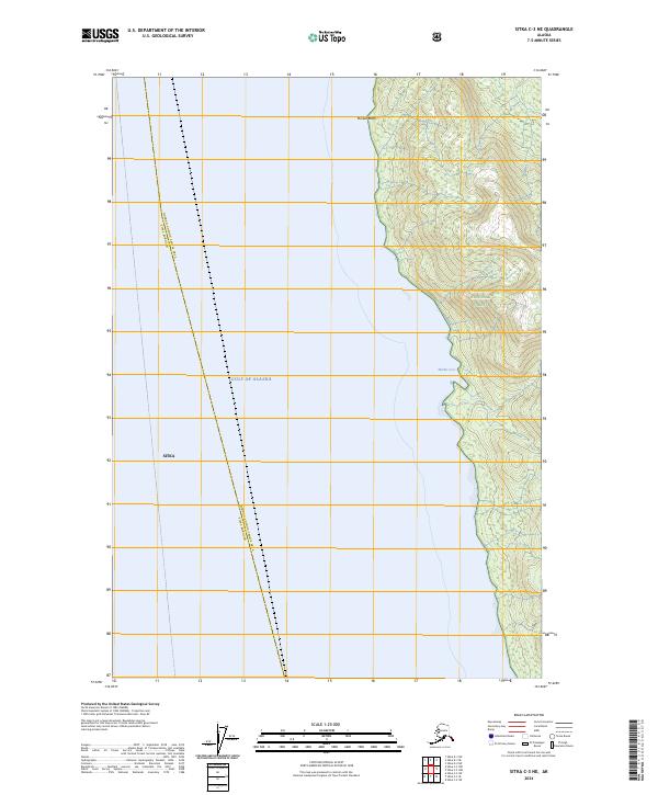 Sitka C-3 NE topographic map thumbnail