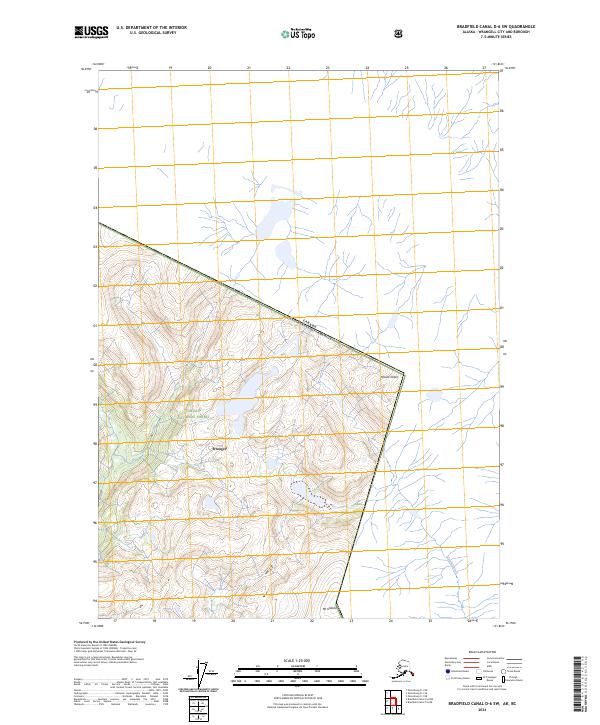 Bradfield Canal D-6 SW topographic map thumbnail