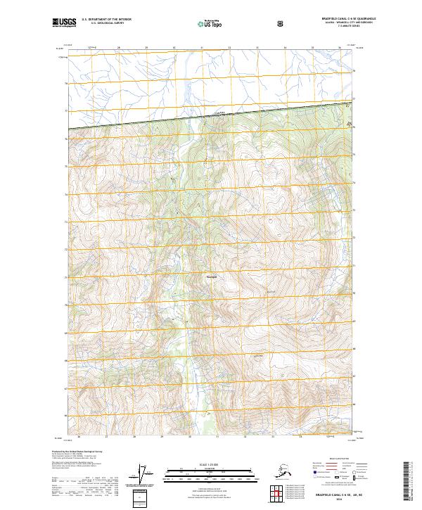 Bradfield Canal C-6 SE topographic map thumbnail