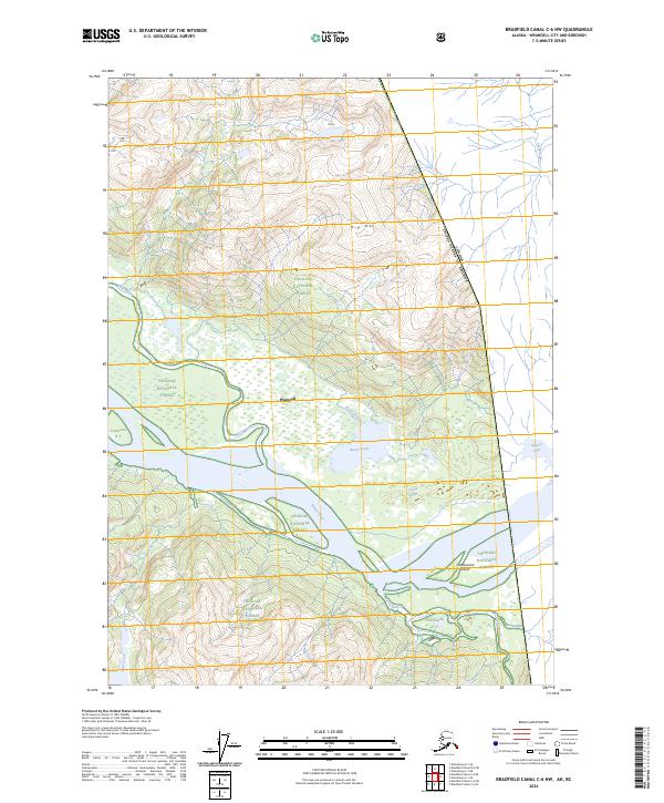 Bradfield Canal C-6 NW topographic map thumbnail