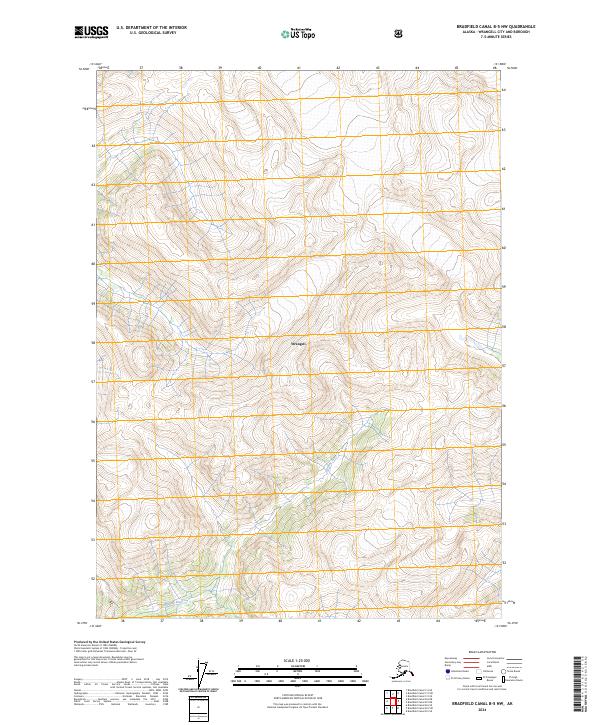 Bradfield Canal B-5 NW topographic map thumbnail