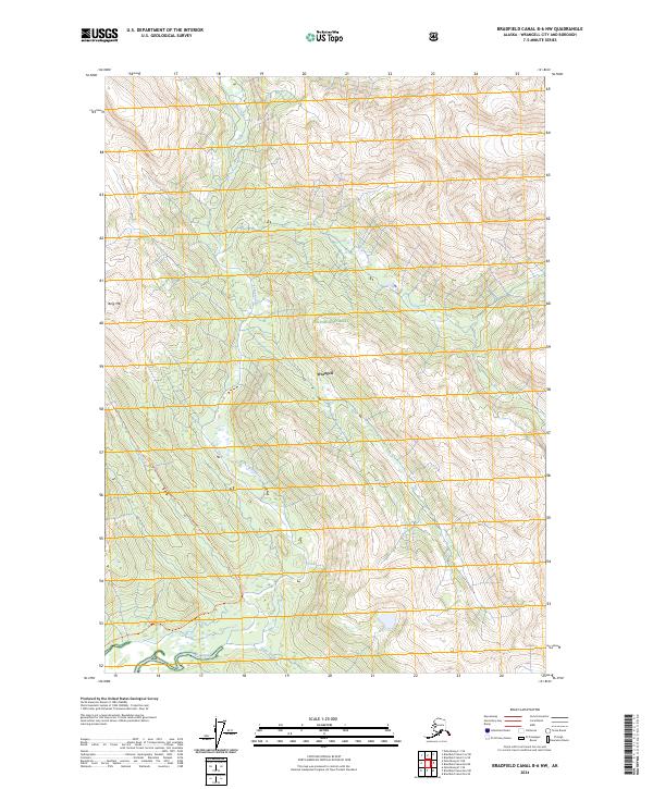 Bradfield Canal B-6 NW topographic map thumbnail