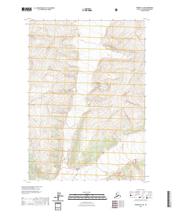 Sumdum A-3 NE topographic map thumbnail