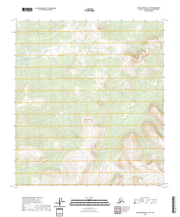 Table Mountain A-1 SW 2024 topographic map thumbnail