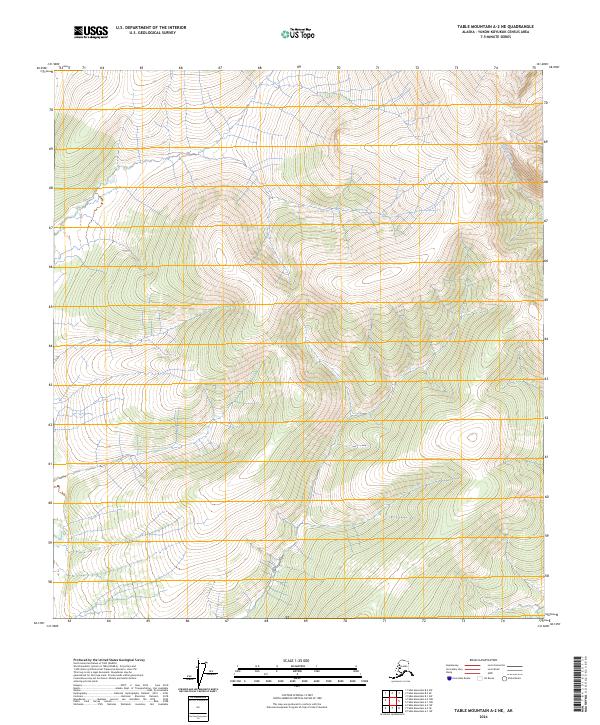 Table Mountain A-2 NE 2024 topographic map thumbnail