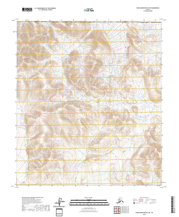 Table Mountain B-2 NE 2024 topographic map thumbnail