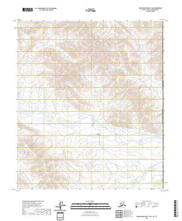 Table Mountain C-1 NE 2023 topographic map thumbnail