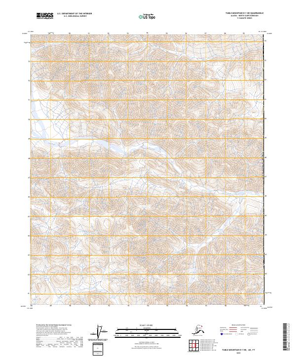 Table Mountain D-1 NE topographic map thumbnail