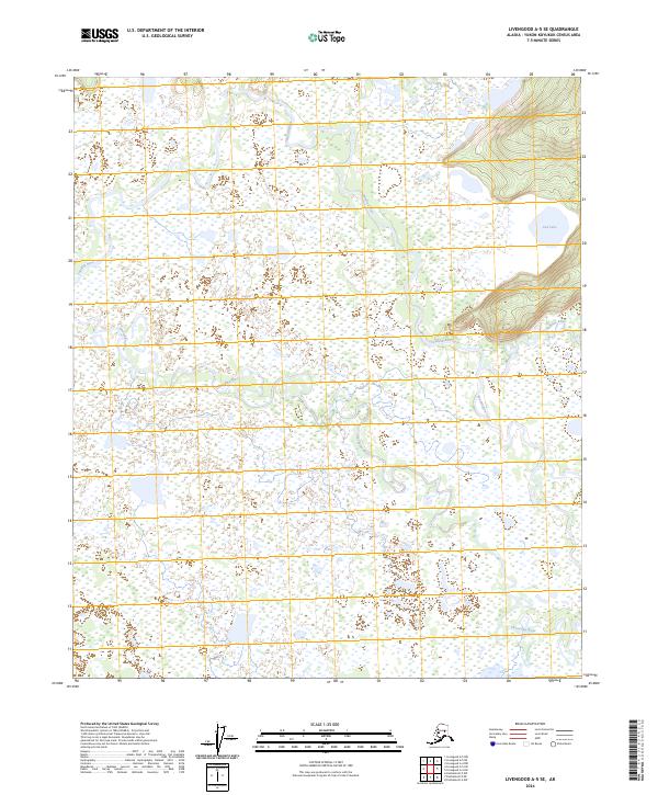 Livengood A-5 SE topographic map thumbnail