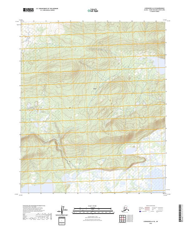Livengood A-6 SE topographic map thumbnail