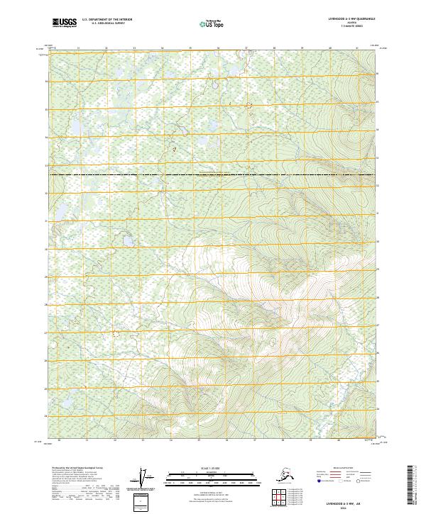 Livengood A-3 NW topographic map thumbnail