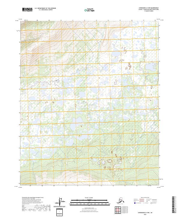 Livengood A-4 NW topographic map thumbnail