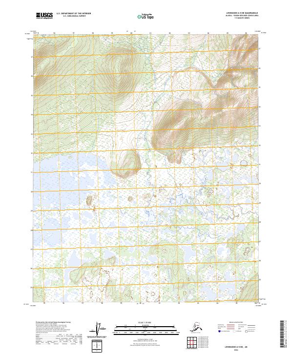 Livengood A-5 NE topographic map thumbnail