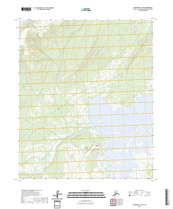 Livengood A-5 NW topographic map thumbnail