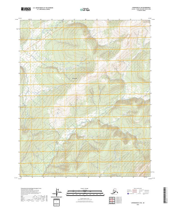 Livengood B-3 NE topographic map thumbnail