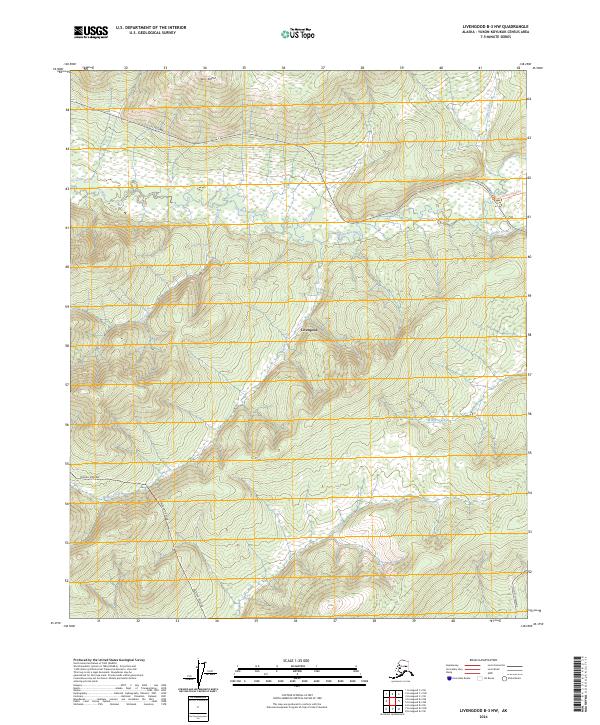 Livengood B-3 NW topographic map thumbnail