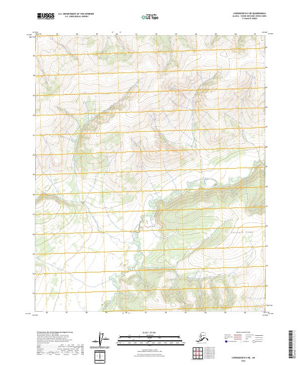 Livengood B-5 NE topographic map thumbnail