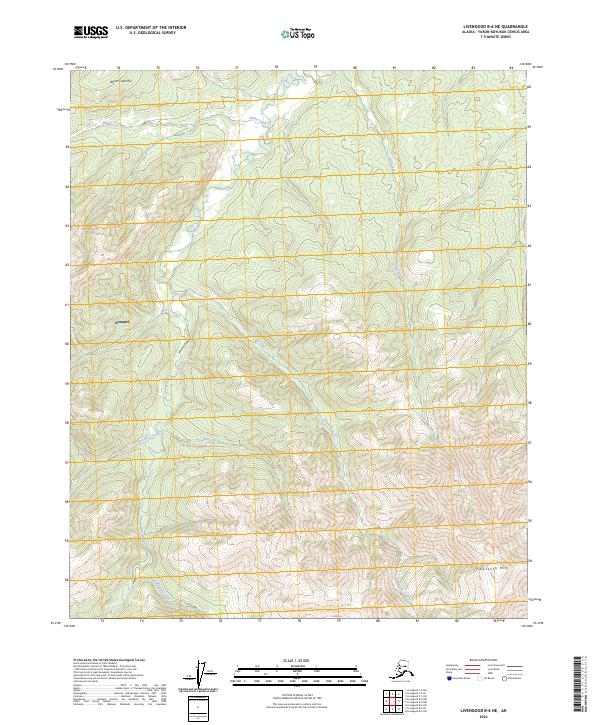 Livengood B-6 NE topographic map thumbnail
