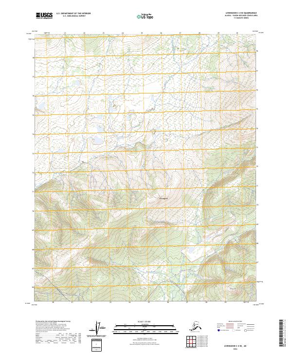 Livengood C-4 SE topographic map thumbnail