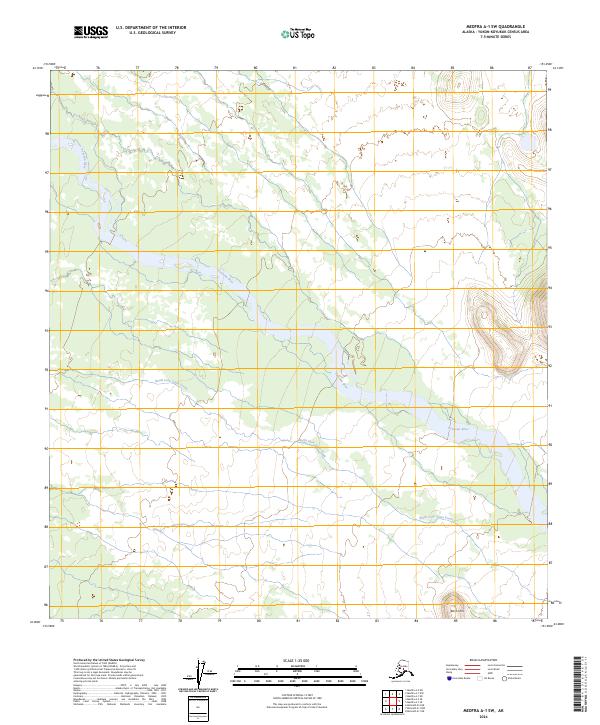 Medfra A-1 SW topographic map thumbnail