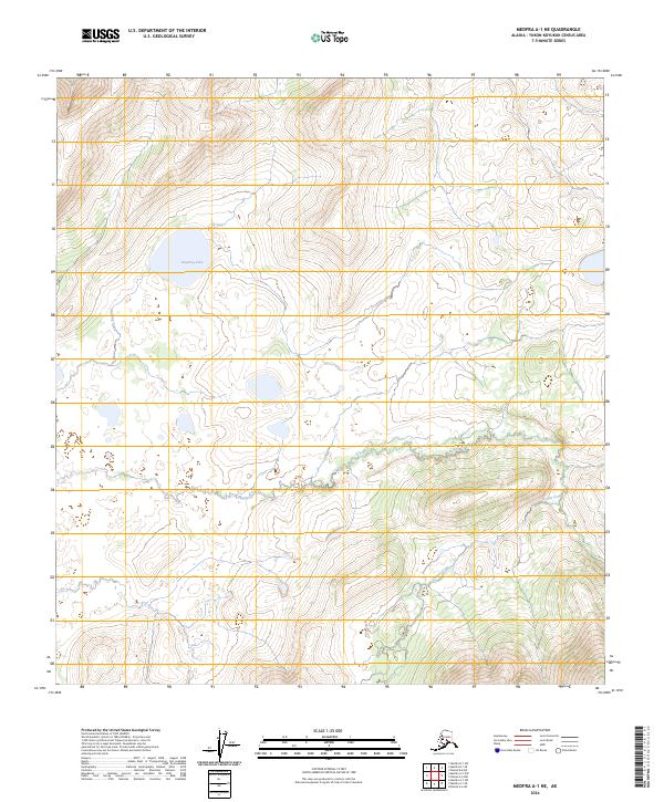 Medfra A-1 NE topographic map thumbnail