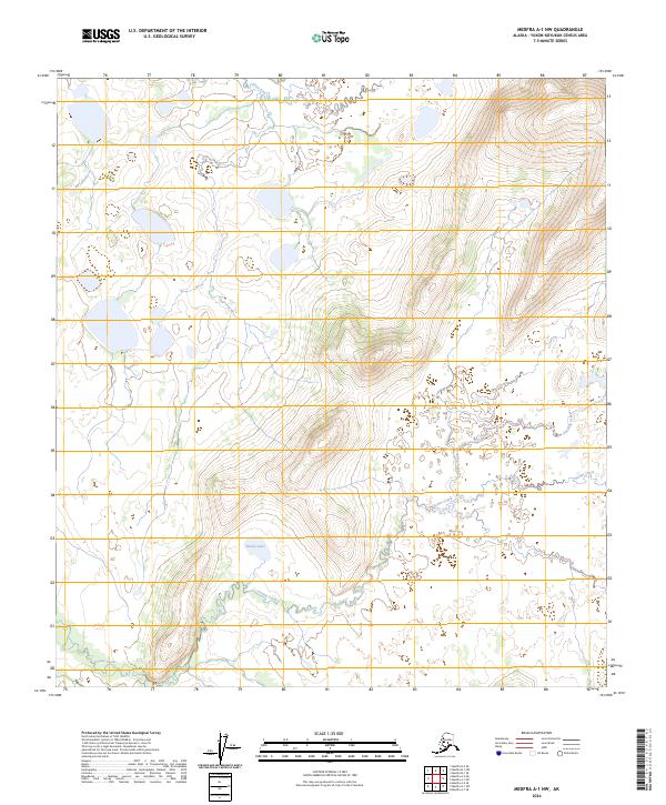 Medfra A-1 NW topographic map thumbnail