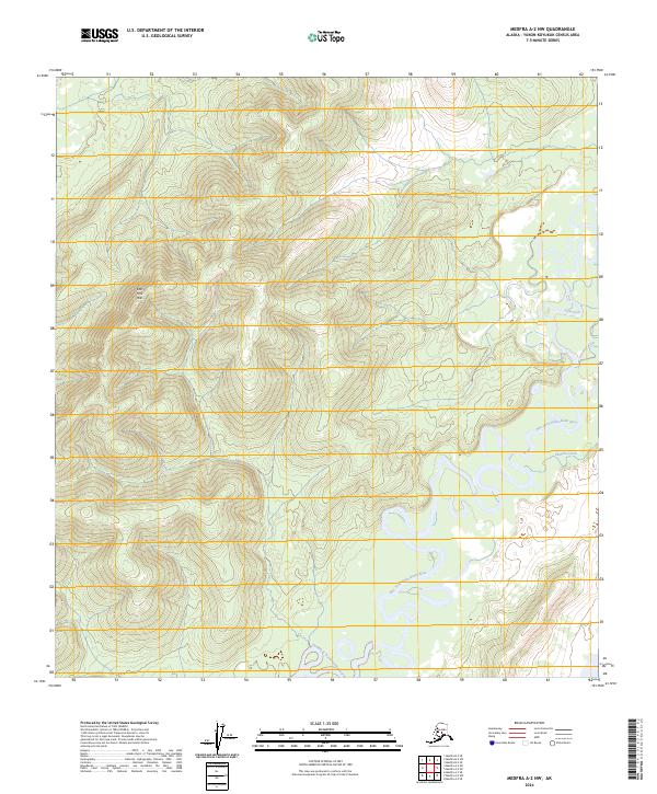 Medfra A-2 NW 2024 topographic map thumbnail