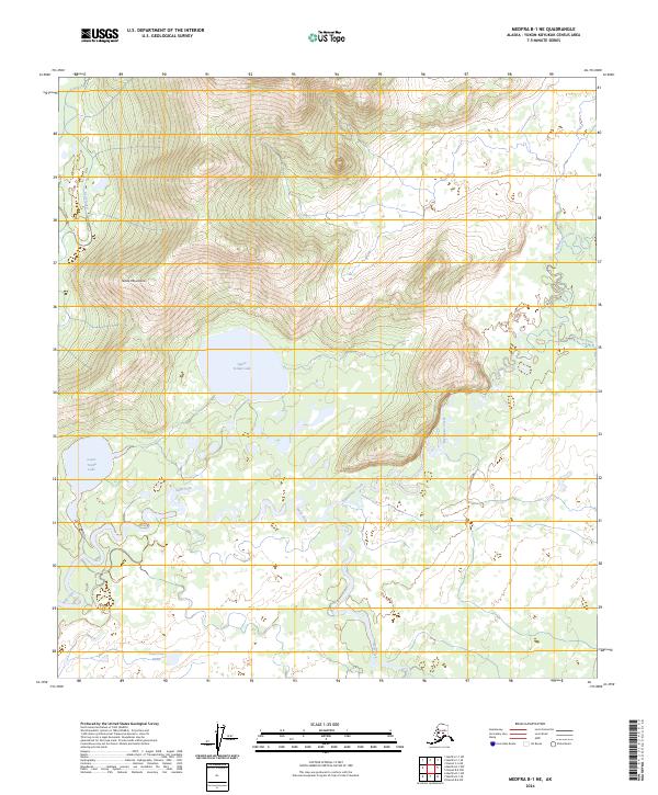 Medfra B-1 NE topographic map thumbnail
