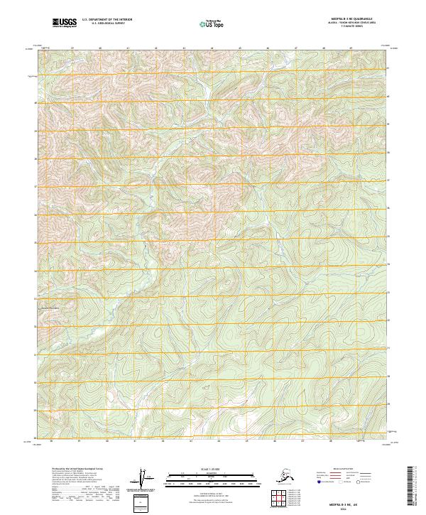 Medfra B-3 NE topographic map thumbnail