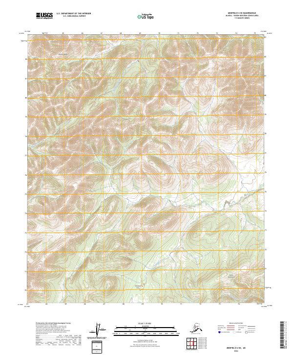 Medfra D-2 SE topographic map thumbnail