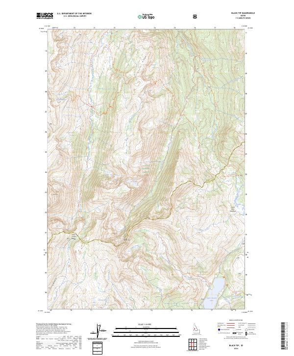 Black Tip topographic map thumbnail