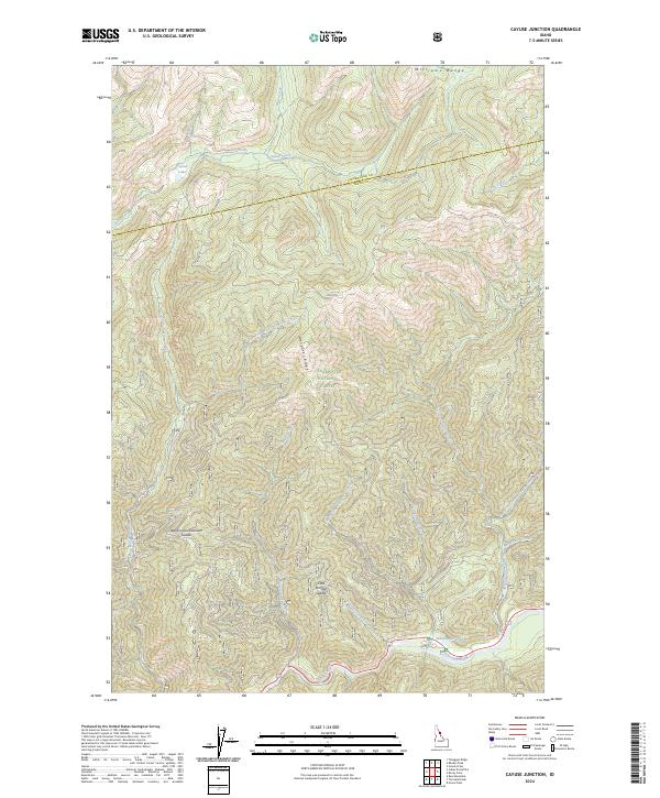 Cayuse Junction topographic map thumbnail