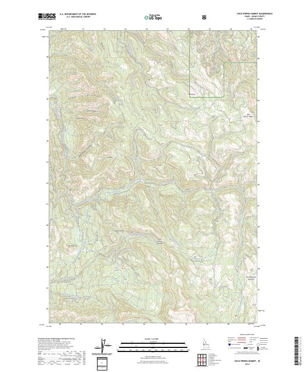 Cold Spring Summit topographic map thumbnail