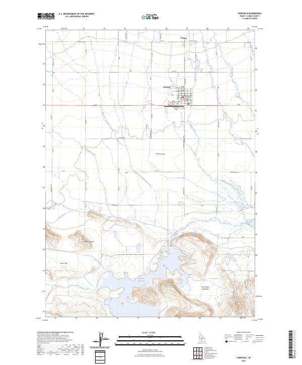 Fairfield topographic map thumbnail