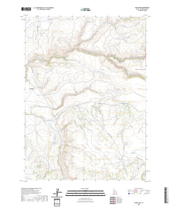Fairylawn topographic map thumbnail