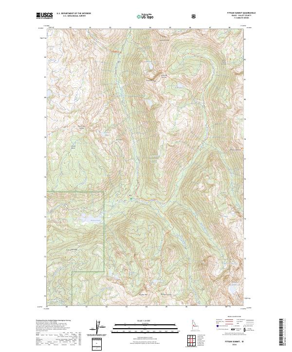 Fitsum Summit topographic map thumbnail