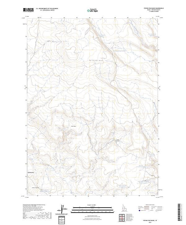 Frying Pan Basin topographic map thumbnail