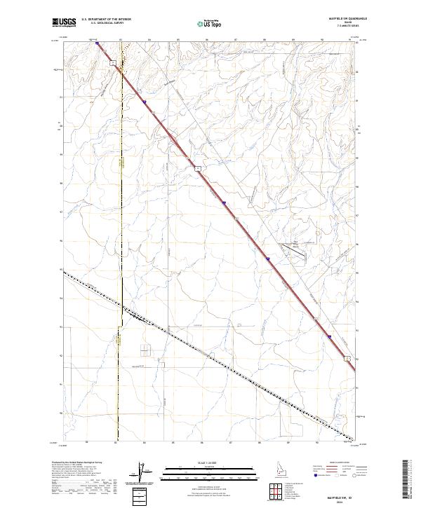 Mayfield SW topographic map thumbnail