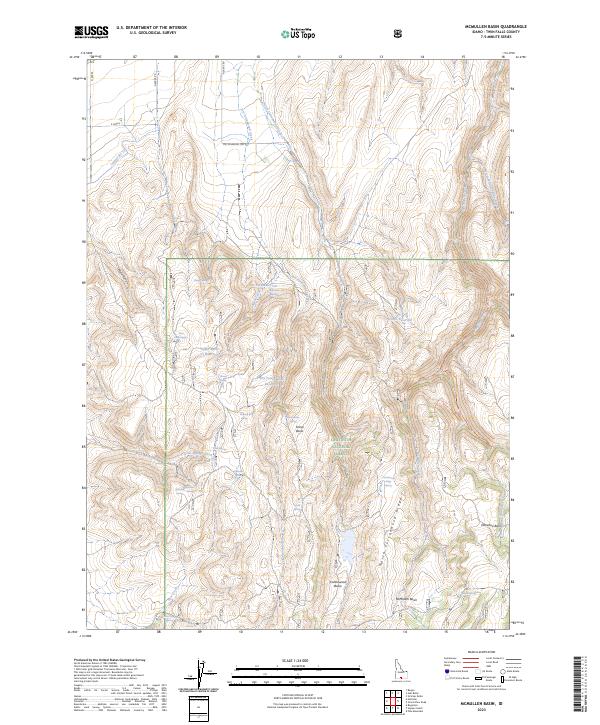 McMullen Basin topographic map thumbnail