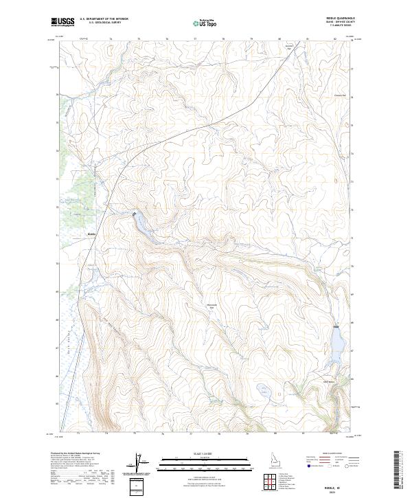 Riddle topographic map thumbnail