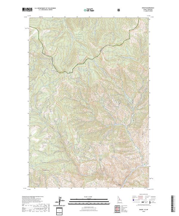 Shoup topographic map thumbnail