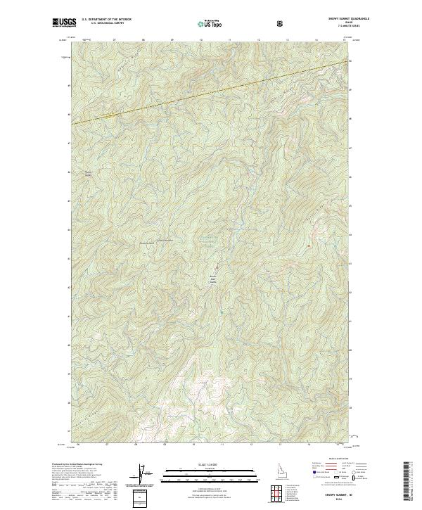Snowy Summit 2024 topographic map thumbnail