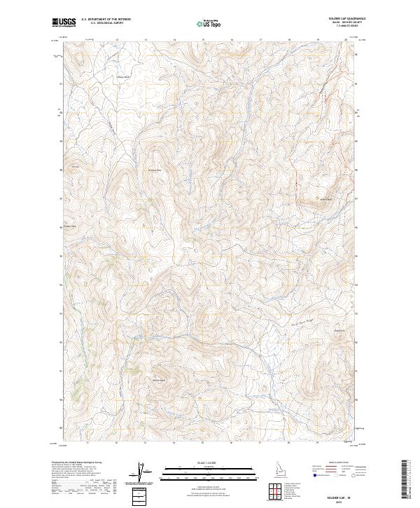 Soldier Cap 2023 topographic map thumbnail