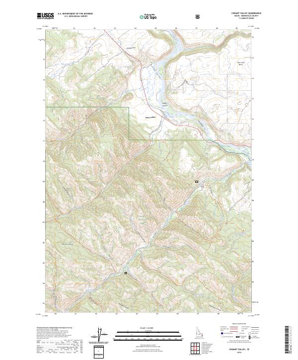 Conant Valley topographic map thumbnail
