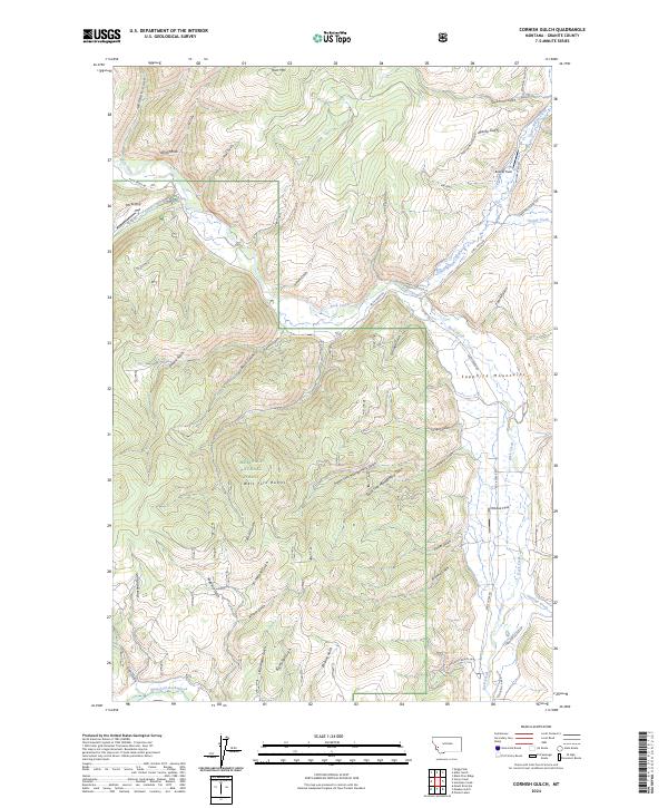 Cornish Gulch 2024 topographic map thumbnail